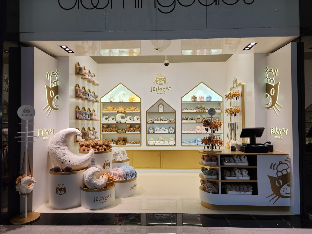 Jellycat shop-in-shop at Bloomingdale’s